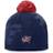 Fanatics Columbus Blue Jackets Authentic Pro Locker Room Beanie with Pom W