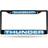 WinCraft Oklahoma City Thunder Laser Inlaid Metal License Plate Frame