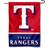 WinCraft Texas Rangers Double Sided Garden Flag