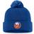 Fanatics New York Islanders Core Primary Logo Cuffed Knit Beanie with Pom