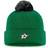 Fanatics Dallas Stars Kelly Green Team Cuffed Knit Beanie with Pom