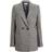 Anine Bing Fishbone Blazer - Black/Off White