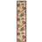 Nourison Aloha ALH17 Gold, Orange, Multicolour, Red, Green 68.6x304.8cm