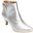 Comfortview The Decima Bootie - Silver