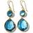 Ippolita Snowman Teardrop Earrings - Gold/Topaz