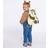 Affenzahn Little Friend Tonie Dog Backpack - Light Yellow/Brown