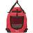 Bunty Red) Dog Cat Rabbit Puppy Carrier Crate Bed