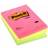 Aucune Post-it Notes 102x152mm 100 Sheets Ruled Rainbow Colours Pack 6 660N