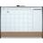 Nobo Small Magnetic Whiteboard Planner with Cork Notice Board 58.5x1.8cm