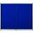 Bi-Office Lockable Internal Display Case 890x625mm Blue VT690107160