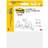 3M Post-it Super Sticky Meeting chart Mini 457x381mm hvid