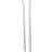 Diverse Sugerør med spade/ske Papir 125 stk Ø8x210 mm, Hvid