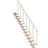 Dolle Dublin Ligeløb Pearl Grey-STYLE 6-Lakeret Bøg 277 - 337 cm
