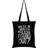 Grindstore Why Fit In When You Were Born To Stand Out Tote Bag (One Size) (Black/White)