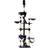 Pawhut Cat Tree Kitten Condo Fun House 60x45x260cm