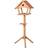 Pawhut Wooden Bird Feeder Stand for Garden