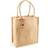 Westford Mill Jute Boutique Shopper Bag (19L) (2 st. Natural One Size