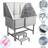 MonsterShop Grooming Bath Steel Pet Wash Station
