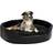 vidaXL Dog Bed Black 90x79x20 Plush and Faux