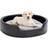 vidaXL - Dog Bed Black Plush and