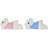 Dkd Home Decor Bjørnebamse Blå Pink Polyester Hvid Børns Liggende (2 enheder)
