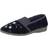 Zedzzz Mens Fabian Checked Textile Slippers (10 UK) (Navy)