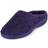 Totes Isotoner Popcorn Terry Mules Slippers - Navy