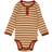 Wheat Long-Sleeved Body with Buttons - Sienna Stripe