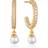 Sif Jakobs Ellera Perla Medio Earrings - Gold/Pearl/Transparent