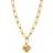 ChloBo Link Chain Faith And Love Necklace