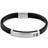 Tommy Hilfiger Magnetic Braided Leather Bracelet - Silver/Black