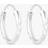 Simply Silver Simply Mini Diamond-Cut Hoop Earrings