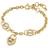 Michael Kors 14K Gold-Plated Sterling Heart Lock Line Bracelet