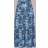 Whistles Women's Hyena Spot Tiered Skirt Blue/Multi