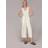 Whistles Women's Shirred Linen Jumpsuit Ivory