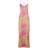 LTS Tall Paisley Print Satin Slip Cami Dress - Pink