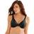 Bali Plunge Into Comfort Minimizer Bra Onyx