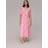 Whistles Women's Abstract Batik Midi Dress Pink/Multi