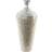 Dkd Home Decor Mosaik Silvrig Grå Pärlemor Bambu (30 x 30 x 70 cm) Vas