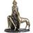 Dkd Home Decor Dekorativ Dame Blå Gylden Harpiks Moderne (15 x 9,5 x 18 cm) Dekorationsfigur