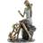 Dkd Home Decor Dekorativ Dame Blå Gylden Harpiks Moderne (13 x 8,5 x 17,5 cm) Dekorationsfigur
