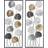 Dkd Home Decor Löv av en Växt Väggdekor 35x90cm 2st