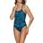 Speedo Allover Crossback Swimsuit - Blå