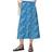 Whistles Women's Seafoam Button Front Skirt Blue/Multi