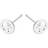 Pernille Corydon Peace Earsticks - Silver Sterling 925
