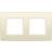Niko Ramme 2-modul, Original, cream Ramme