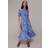 Whistles Women's Lively Animal Print Midi Dress Blue/Multi