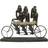 Dkd Home Decor Dekorativ Abe Trehjulet Cykel Sort Gylden Metal Harpiks Kolonistil (40 x 9 x 31 cm) Dekorationsfigur