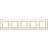 Niko Ramme 5-modul, Original, cream Ramme
