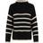 Second Female Ovalis Knit T-Neck Jumper - Black